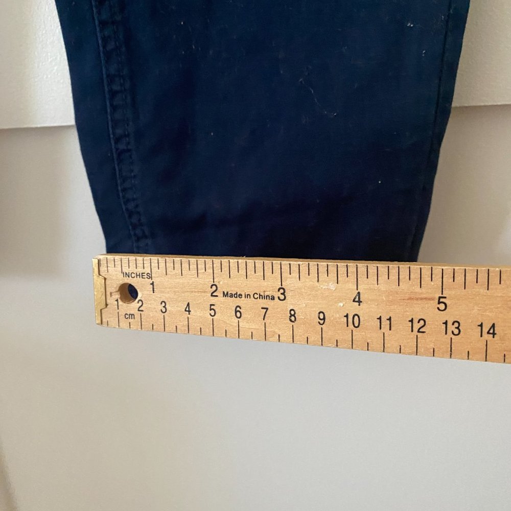 Giordano Blue Women’s Low Rise Skinny Tapered Khakis Size 32 - Picture 5 of 10